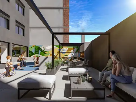 Departamento Monoambiente con 1 baño