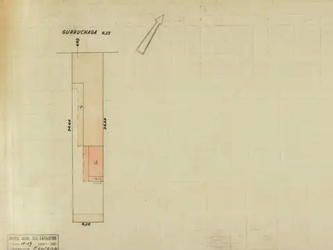 Terreno en Venta 6,28  mts Fondo