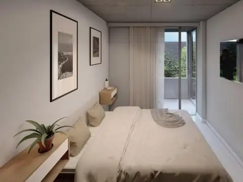 Departamento 2 ambientes con 1 baño