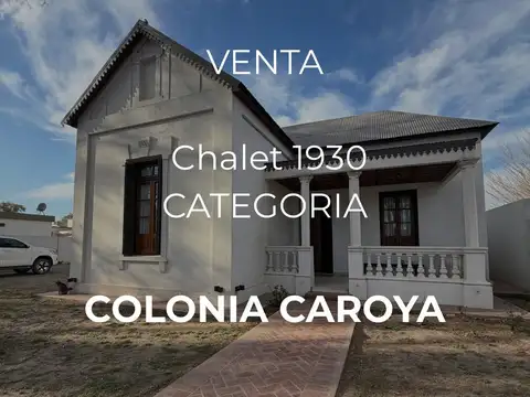 VENTA EXCLUSIVA- CHALET SEÑORIAL DE 1930 EN COLONIA CAROYA