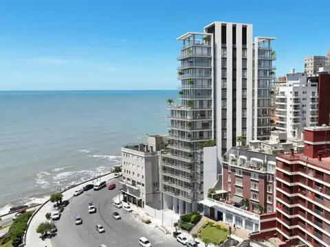 Departamento en venta 3 ambientes frente al mar a estrenar - Torreón del Monje
