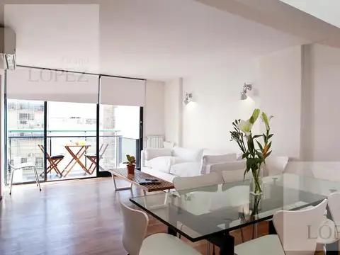 Alquiler temporario Departamento amoblado tipo Dúplex Las Cañitas 2 dormitorios - Moderno y luminoso