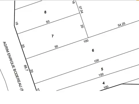 Terreno en Venta 50  mts Fondo