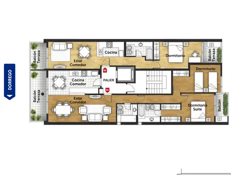 Dorrego 300, Piso 5