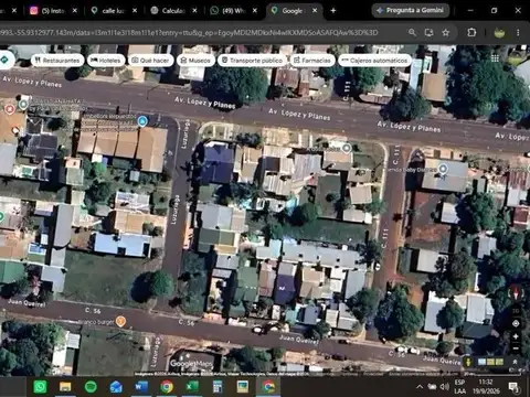Terreno en esquina a minutos del centro de Posadas.