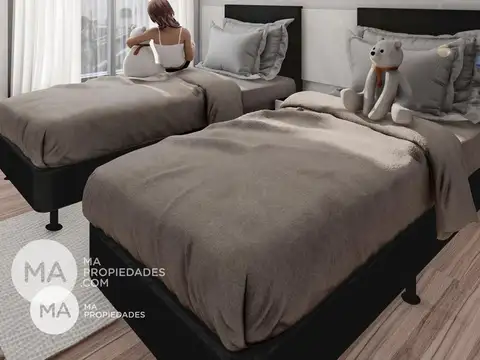 Departamento 4 ambientes con 2 baños