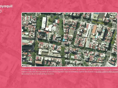 Terreno en Venta 6  mts Frente