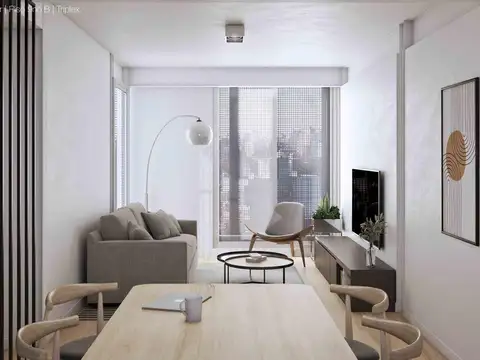 Venta Departamento dos dormitorios al frente con terraza exclusiva-triplex- Lourdes Rosario