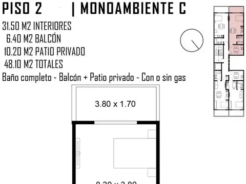 Departamento en Venta Apto profesional