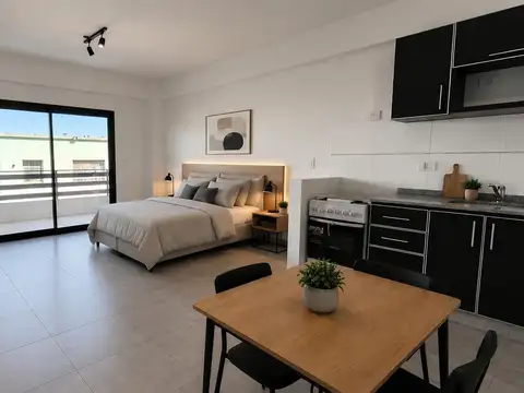 Venta, Departamento, Monoambiente, Balcón, Cochera, Monte Castro