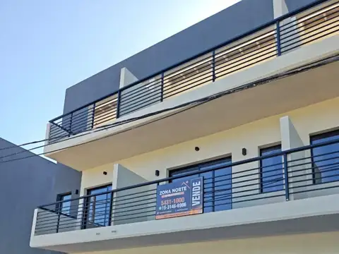 Triplex en venta estreno 4 ambientes con cochera en Tigre Centro