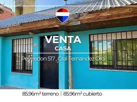 VENTA CASA FDEZ ORO CENTRO