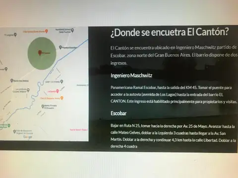 Calle Libertad 310 Y Av. San Martin (ruta 25) 130, 300