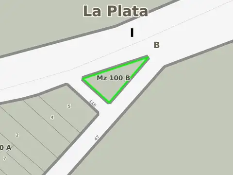 LOTE EN VENTA-EXCELENTE UBICACION-47 ESQUINA 116-LA PLATA-DANIEL JAKUS PROPIEDADES