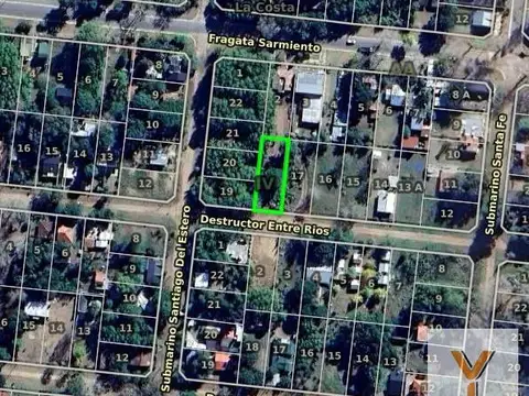 Terreno en Venta 40  mts Fondo