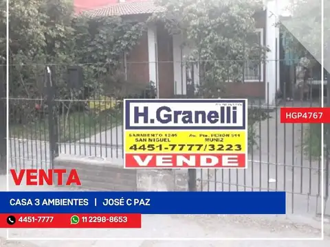 Casa - Venta - Argentina, José C Paz - Monteagudo  4629
