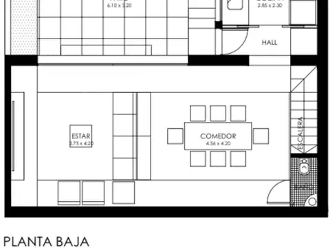 Depto Tipo Casa en Venta en Centro, USD 260.000