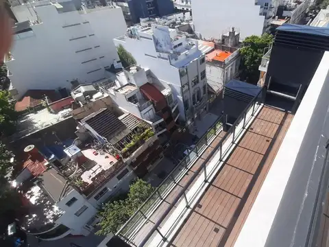Dos ambientes balcón aterrazado con parrilla, piscina, sum