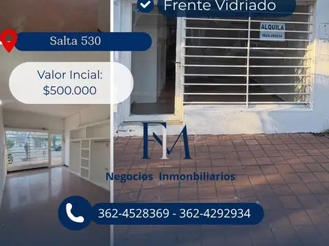 LOCAL COMERCIAL EN ALQUILER – SALTA 560