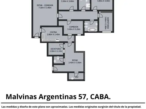 Departamento en Venta de 4 ambientes