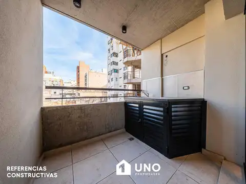 Departamento 2 ambientes con 1 baño
