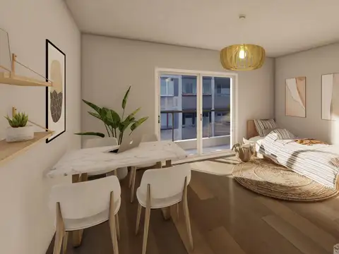 Monoambiente con balcón en Barrio Martin. Financiación.