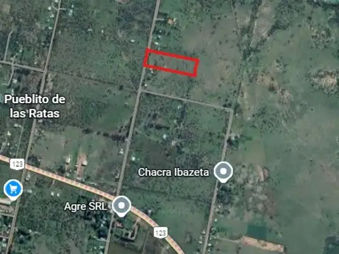 VENTA DE TERRENO DE 10.000m² EN MERCEDES CTES