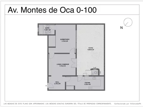 Departamento en Venta de 2 ambientes