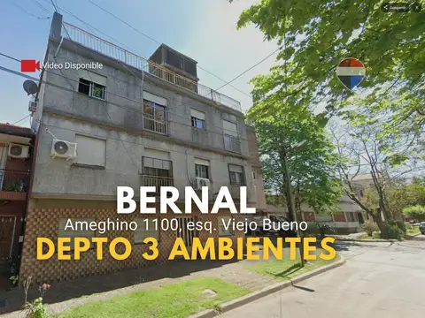 VENTA DEPTO 3 AMB SIN EXPENSAS BERNAL OESTE