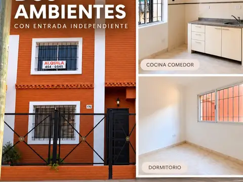 Alquiler dos ambientes con entrada independiente y patio