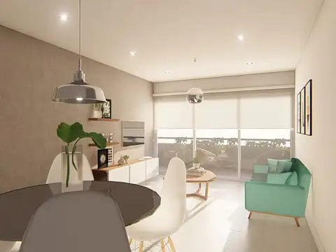 Departamento 3 ambientes con 2 baños