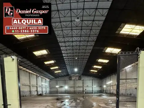 ALQUILER – EXCELENTE GALPÓN TIPO NAVE INDUSTRIAL DE 1000 M2