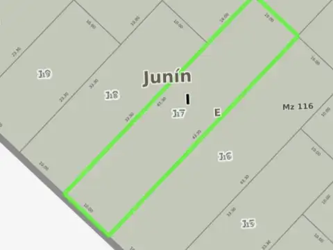 Terreno en Venta en Junin, USD 35.000