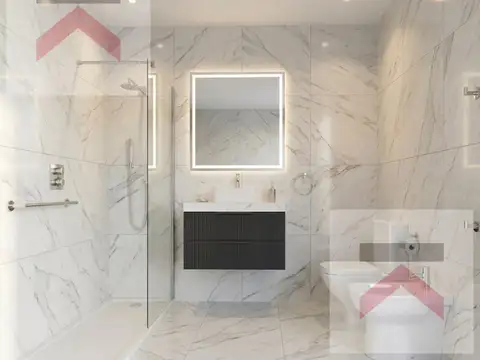 Depto Tipo Casa 3 ambientes con 2 baños