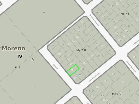 VENTA DE LOTE 230m2 FRANCISCO ALVAREZ