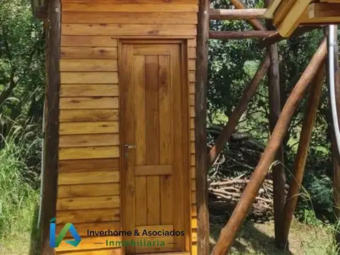 Casa 2 ambientes con 2 baños