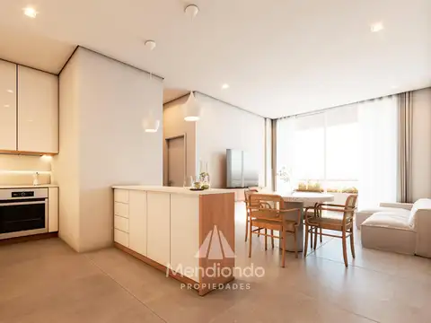 Depto tipo Studio de 45m2 - Monoambiente con Balcón Zona Güemes Aldrey