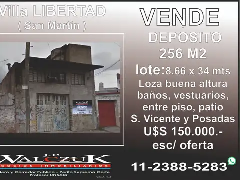 DEPOSITO 250 M2
