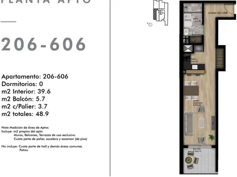 VENTA APARTAMENTO MONO BALCÓN PUNTA CARRETAS