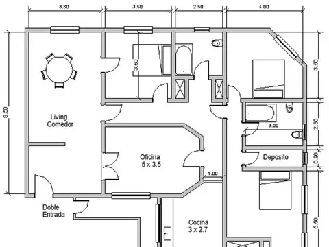 Depto Tipo Casa en Venta al Norte