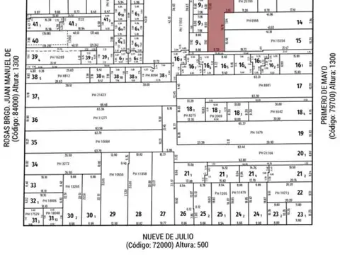 Terreno para constructora, PB + 8 pisos