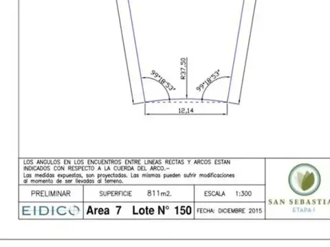 Terreno en venta en San Sebastian - Area 7