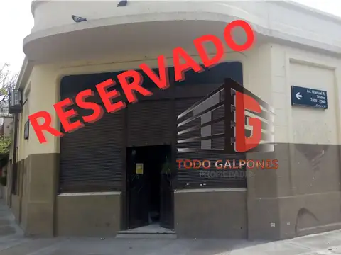 Galpón 70m2 en esquina a 100m de Av. San Martín
