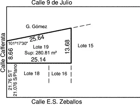 Terreno en venta en Echesortu