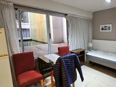 Alquiler de Mono ambiente amoblado con amenities.