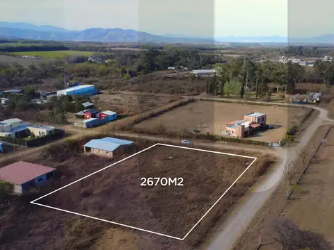 Terreno en Venta de 2670,0 m2