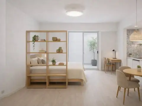 DEPARTAMENTO MONOAMBIENTE CON PATIO - RECOLETA – LARREA AL 1300 - APTO PROFESIONAL.