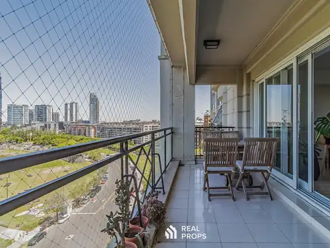 Alquiler de departamento 3 ambientes más dependencia de servicio y cochera en Chateau Puerto Madero
