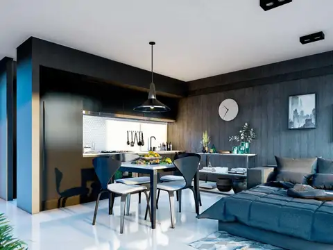 Departamento Monoambiente con 1 baño