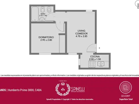 Departamento en Alquiler de 1 dormitorio